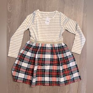 JCrew CrewCuts Plaid Dress Size 8 NWT